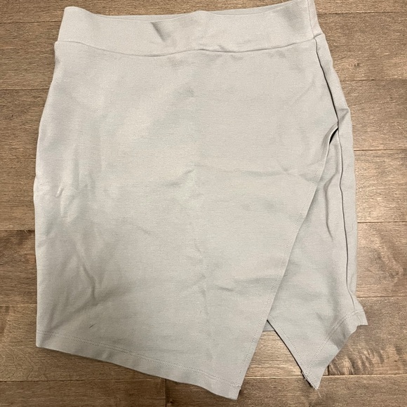 Cute Cotton Grey Skirt - Picture 1 of 2